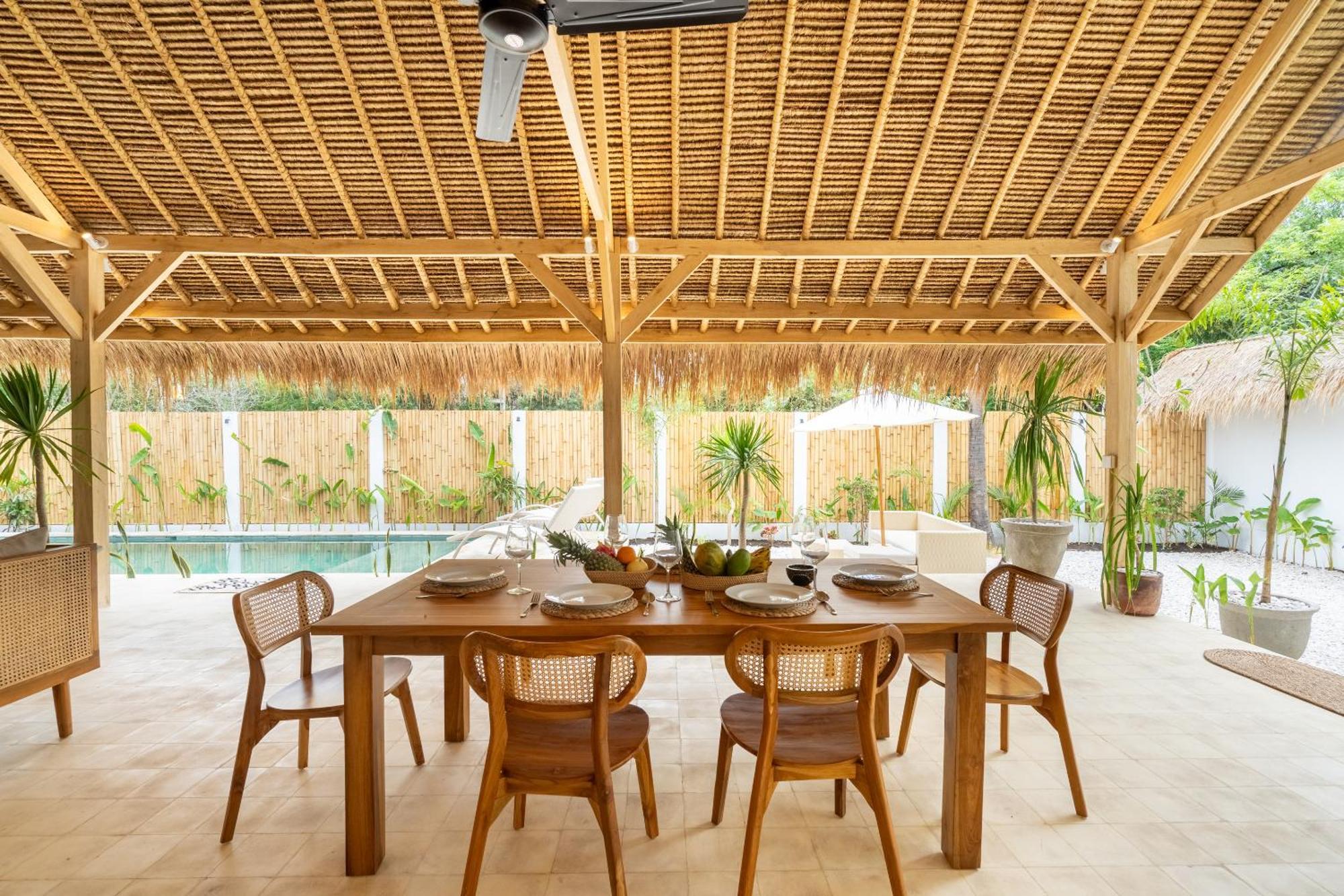 Villa Kelapa Kucing Gili Air Extérieur photo