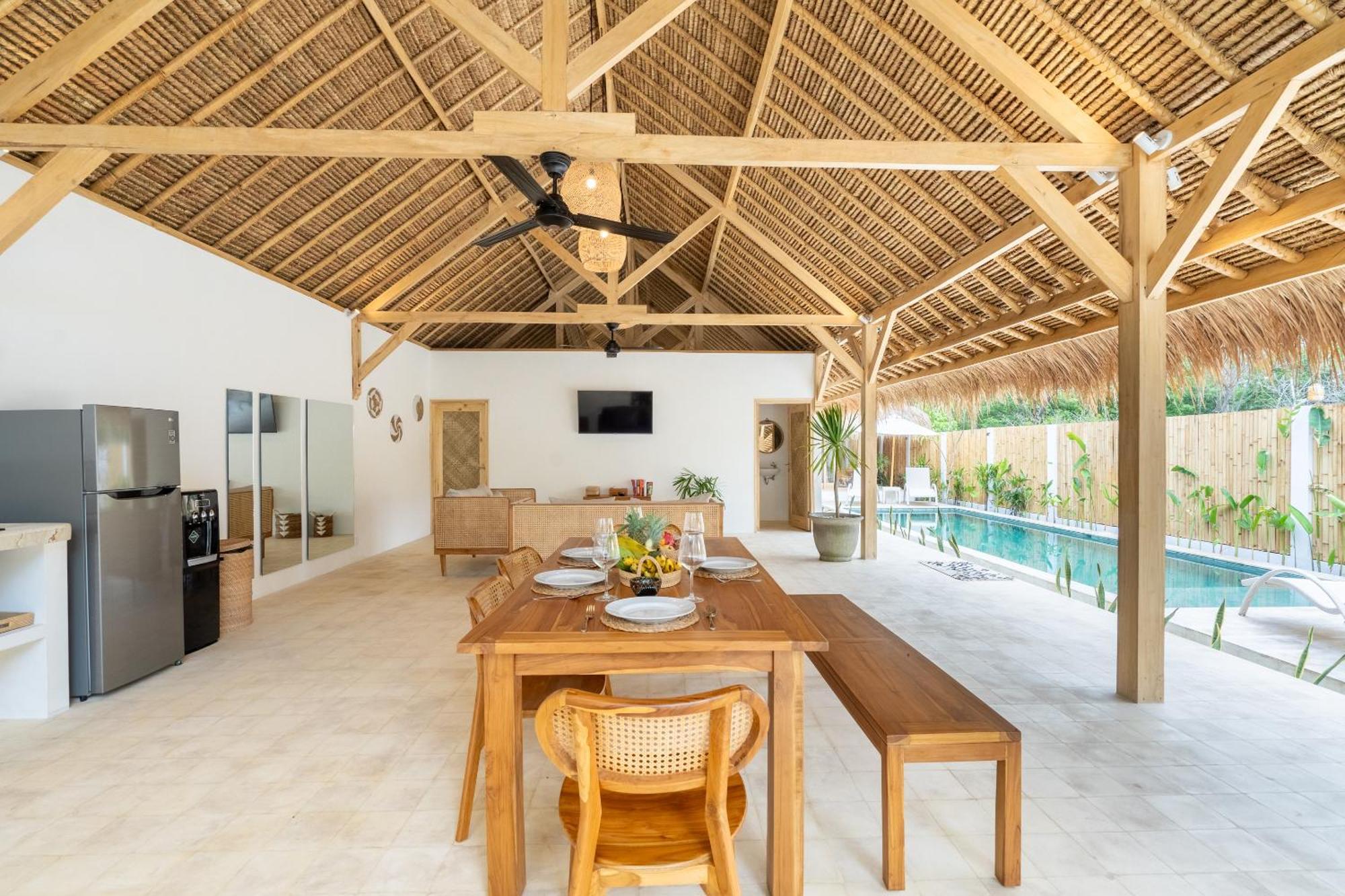 Villa Kelapa Kucing Gili Air Extérieur photo