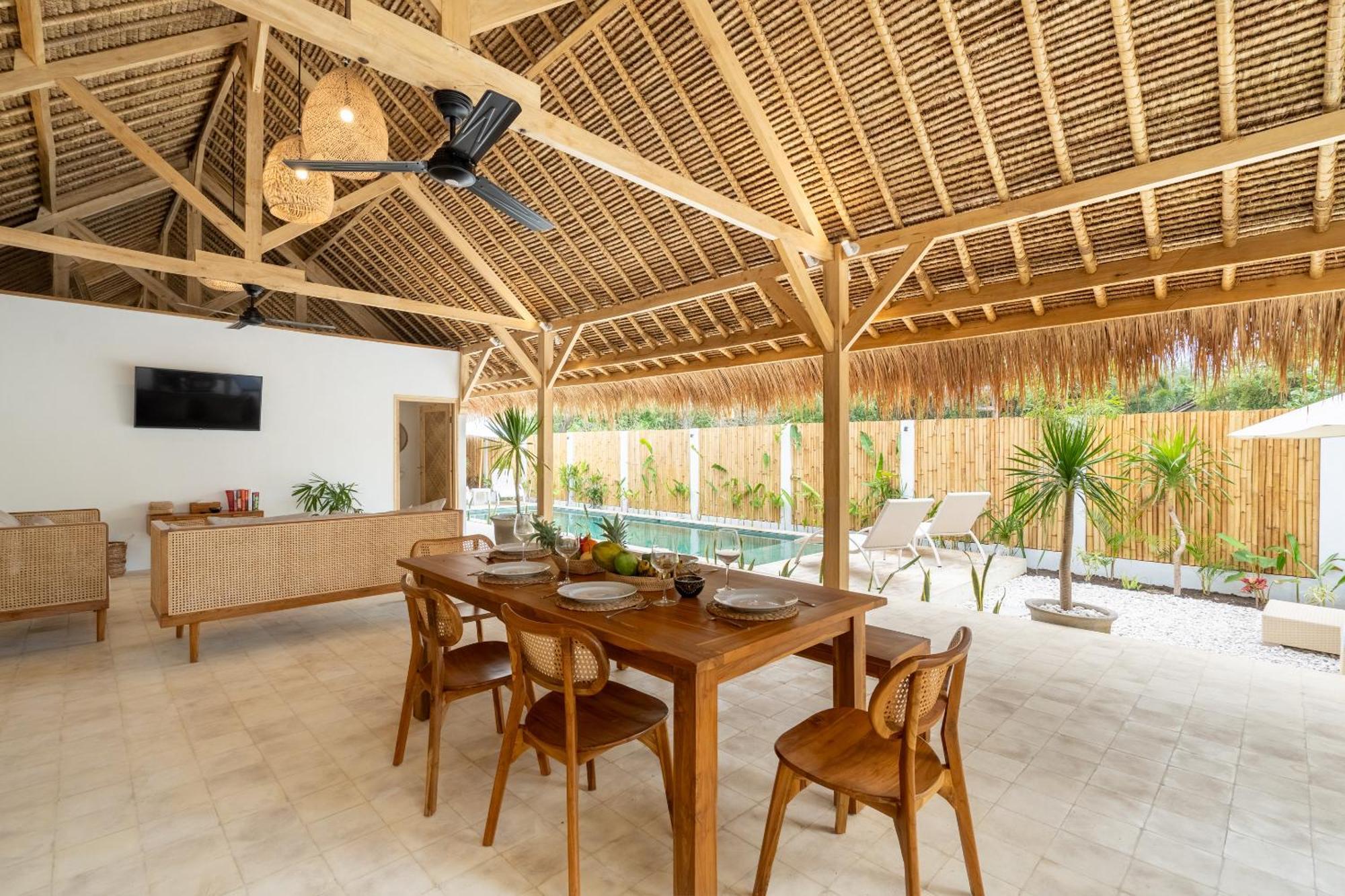 Villa Kelapa Kucing Gili Air Extérieur photo