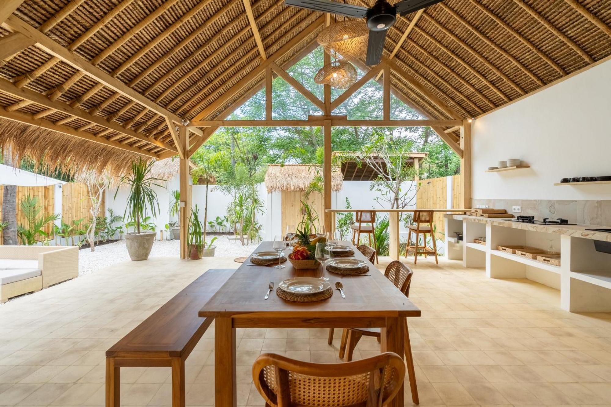 Villa Kelapa Kucing Gili Air Extérieur photo