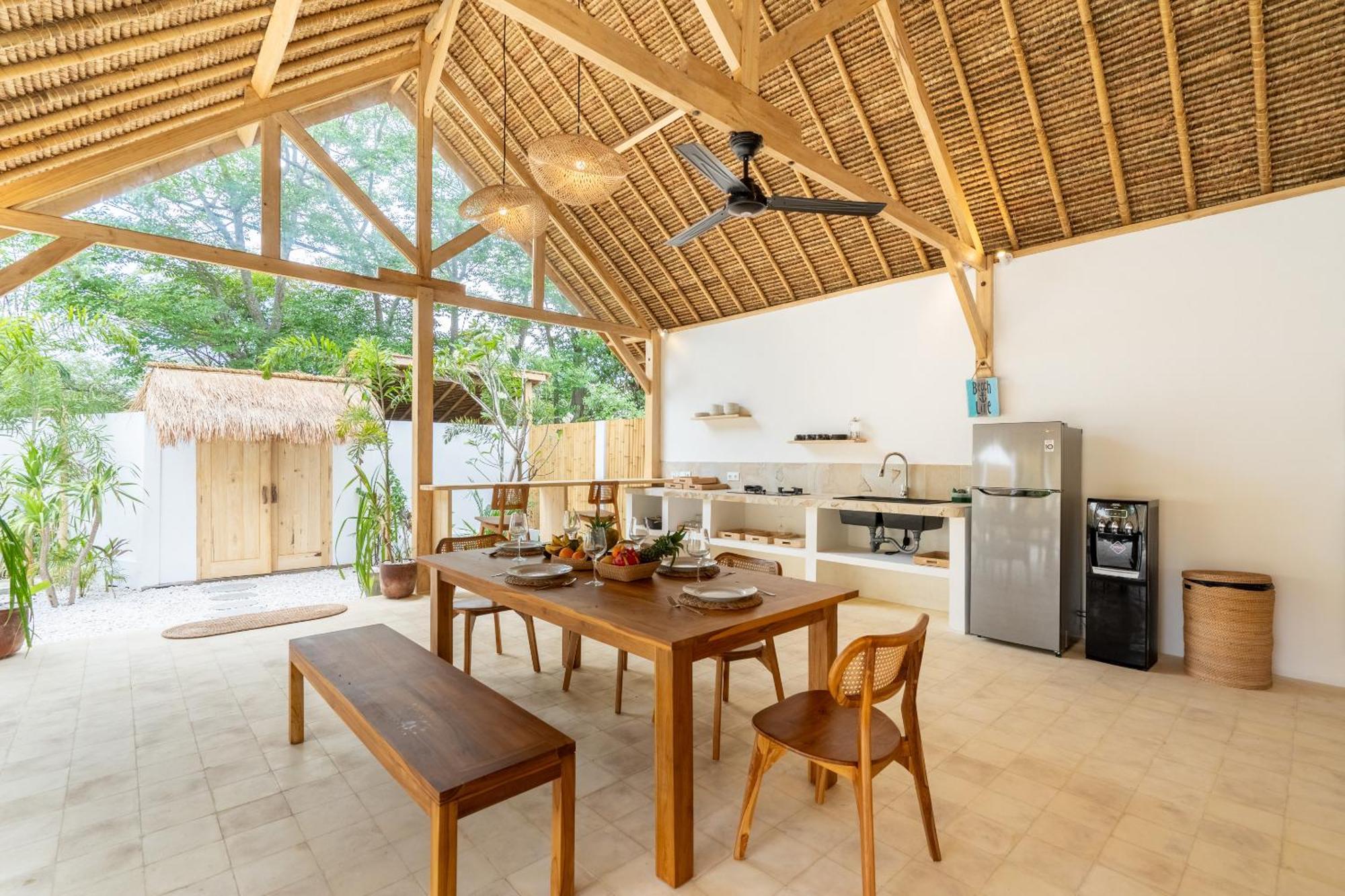 Villa Kelapa Kucing Gili Air Extérieur photo