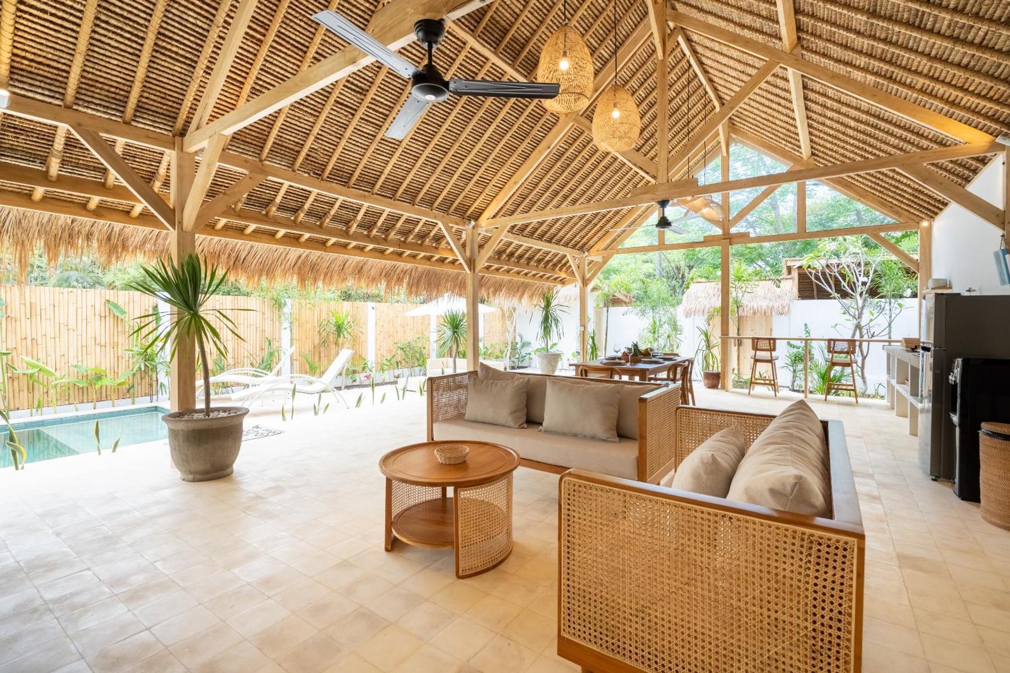 Villa Kelapa Kucing Gili Air Extérieur photo
