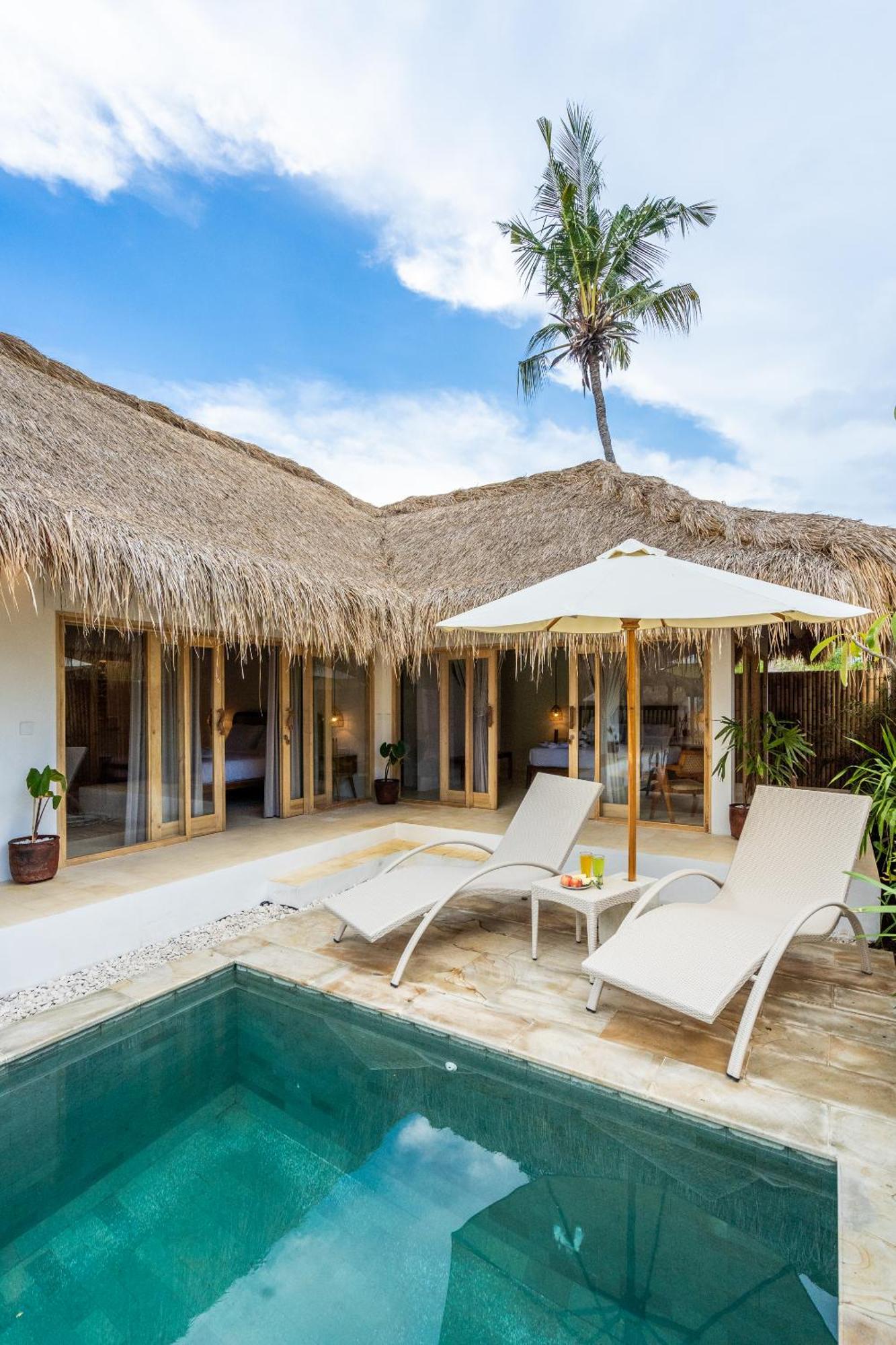Villa Kelapa Kucing Gili Air Extérieur photo