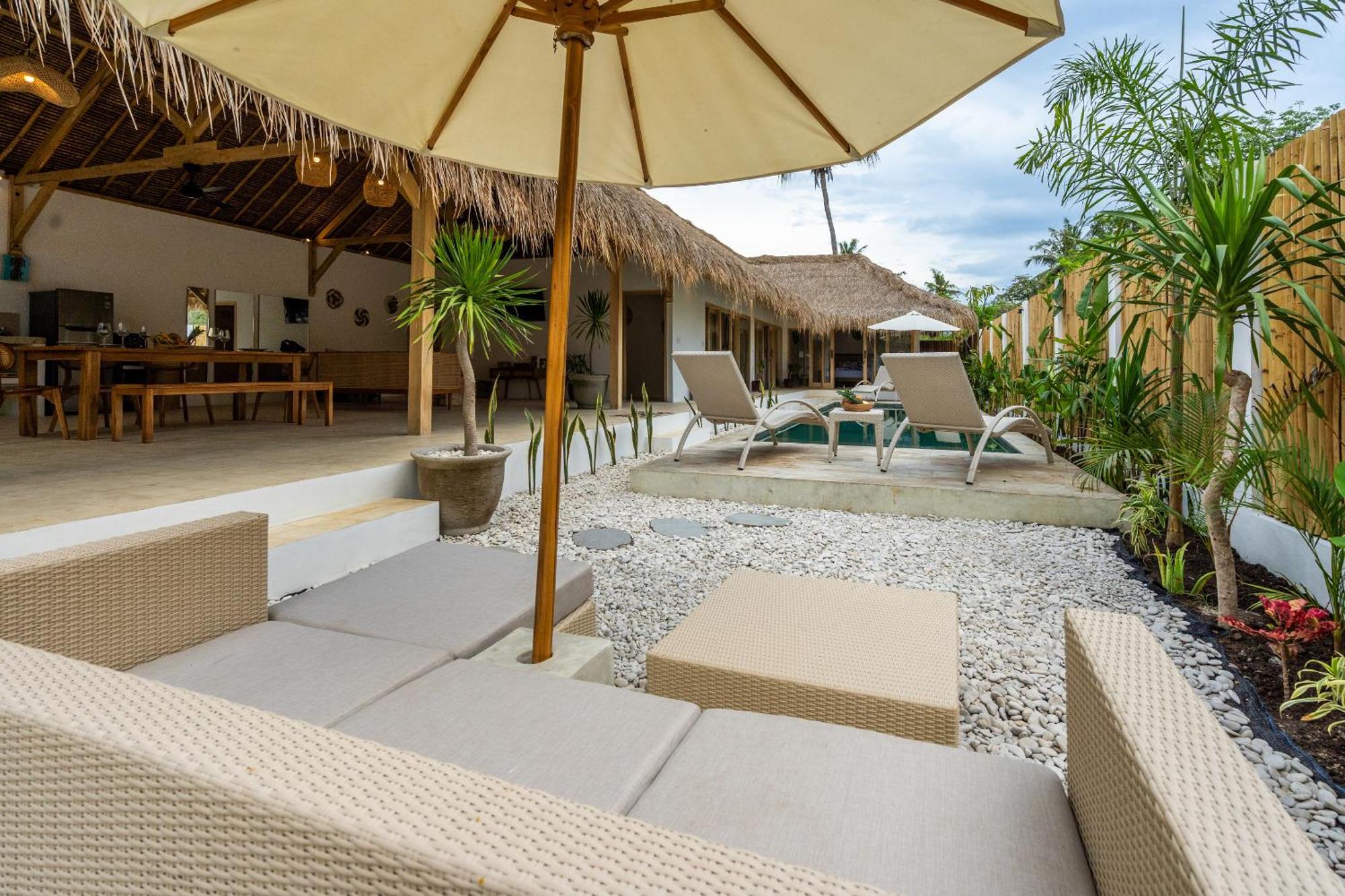 Villa Kelapa Kucing Gili Air Extérieur photo