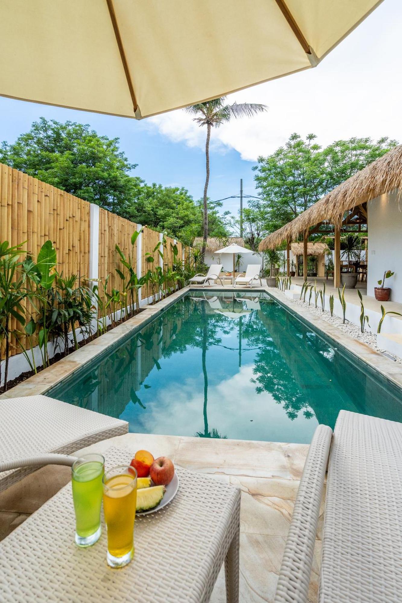 Villa Kelapa Kucing Gili Air Extérieur photo