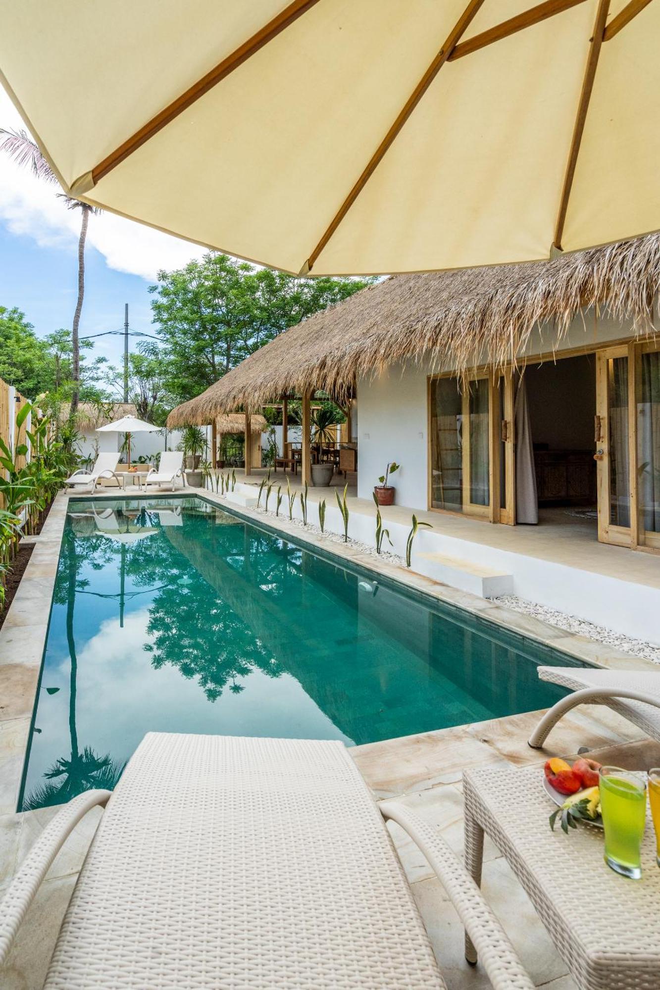 Villa Kelapa Kucing Gili Air Extérieur photo