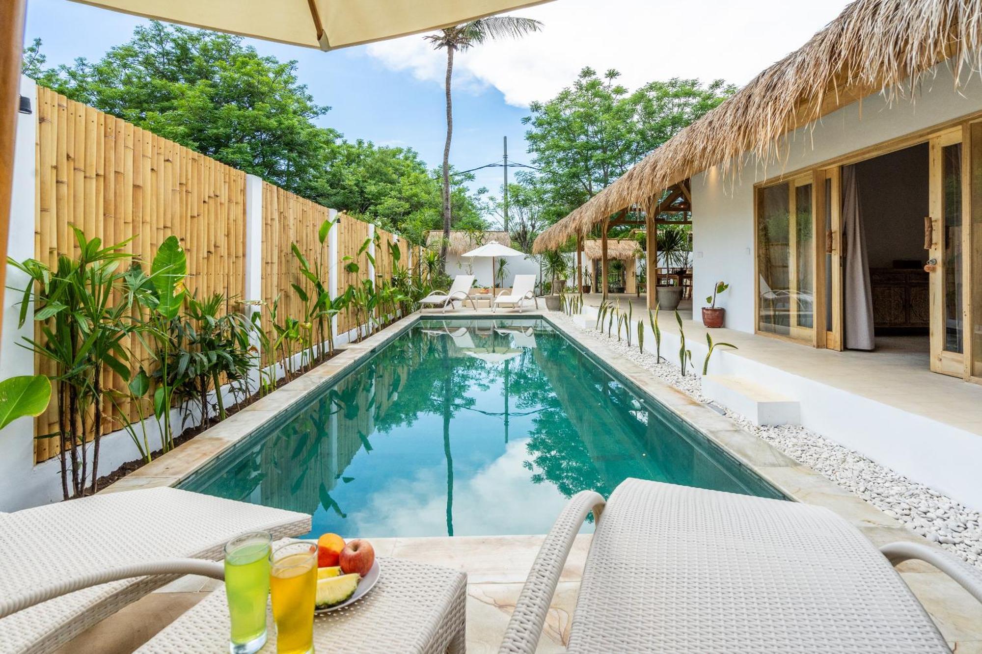 Villa Kelapa Kucing Gili Air Extérieur photo