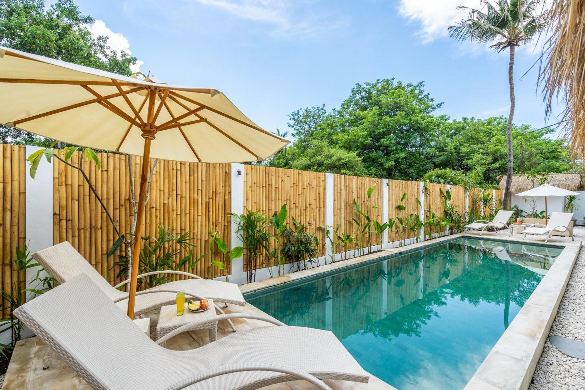 Villa Kelapa Kucing Gili Air Extérieur photo