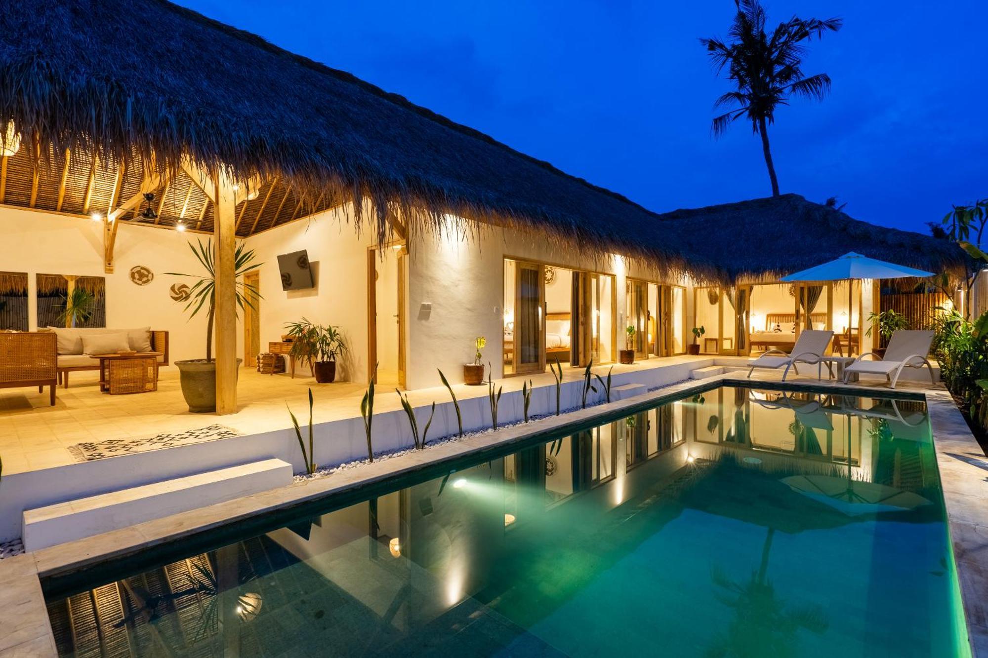 Villa Kelapa Kucing Gili Air Extérieur photo
