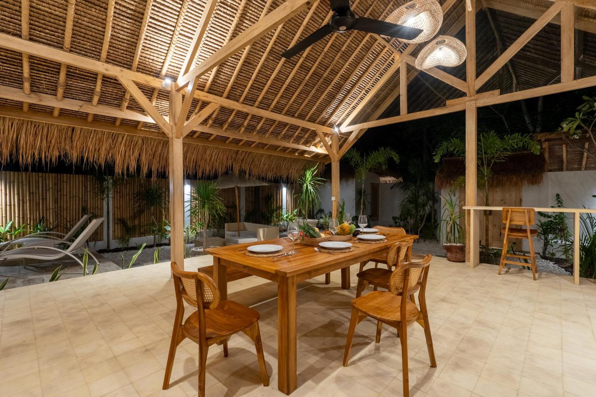 Villa Kelapa Kucing Gili Air Extérieur photo