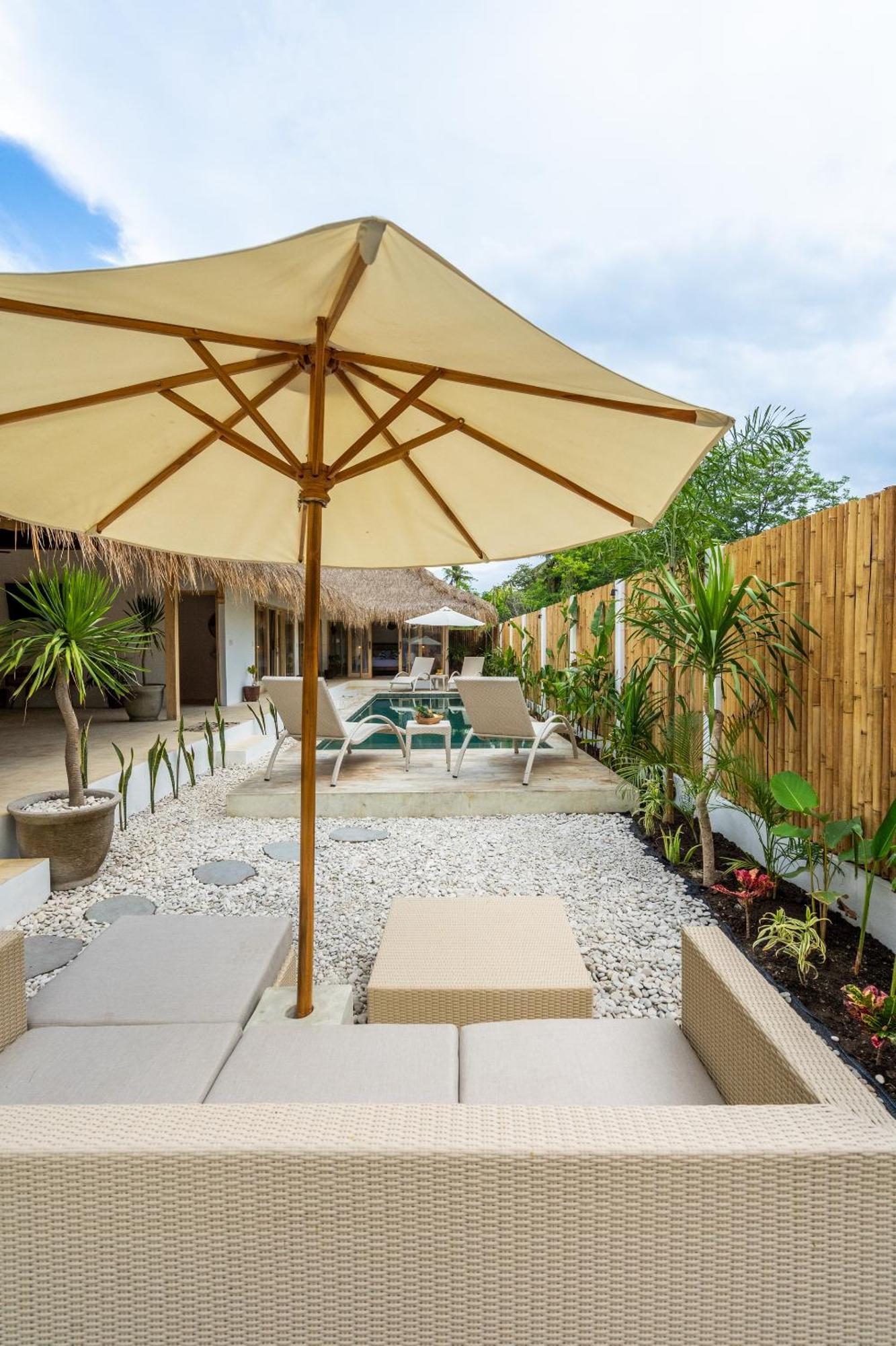 Villa Kelapa Kucing Gili Air Extérieur photo