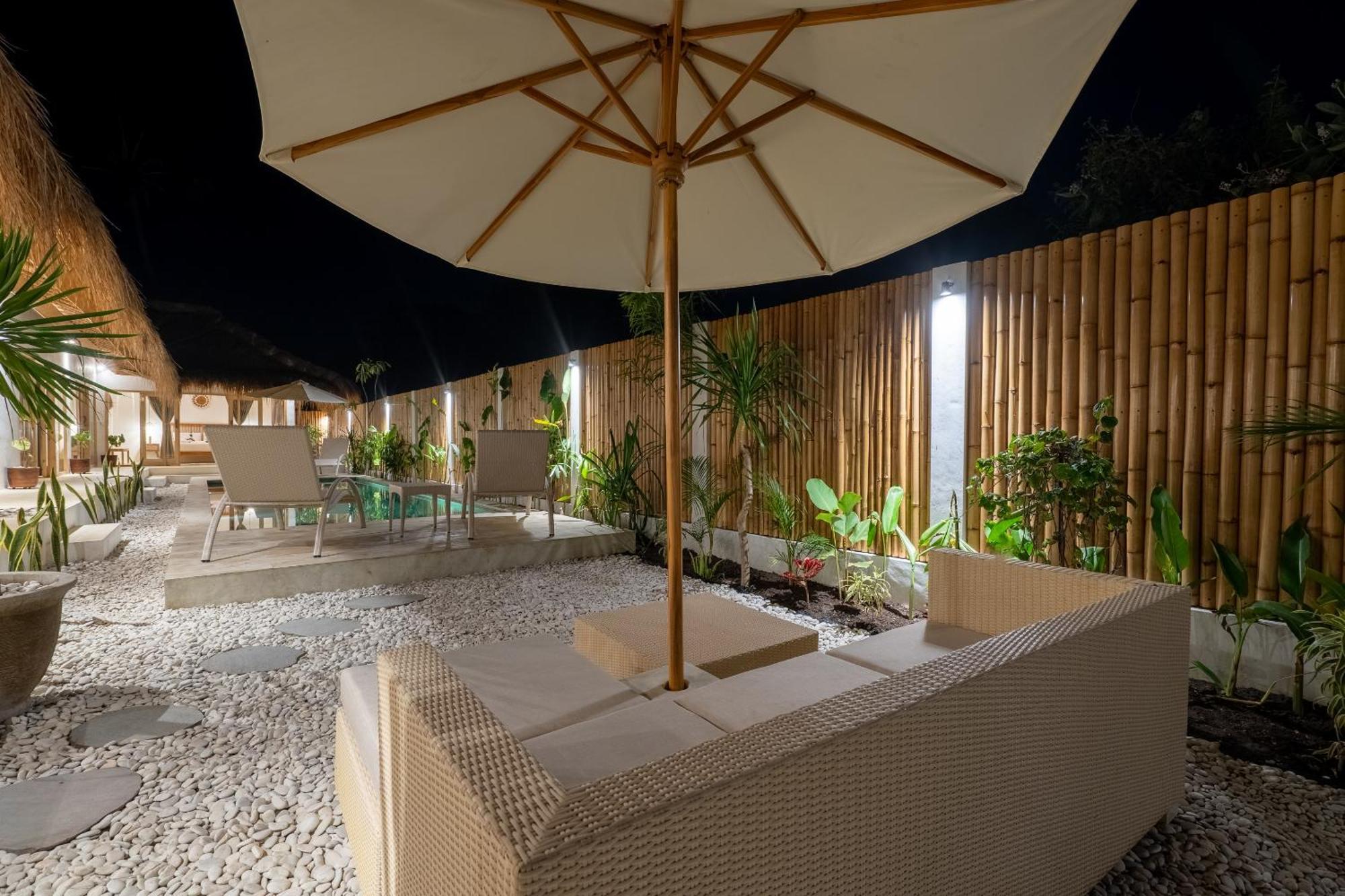 Villa Kelapa Kucing Gili Air Extérieur photo