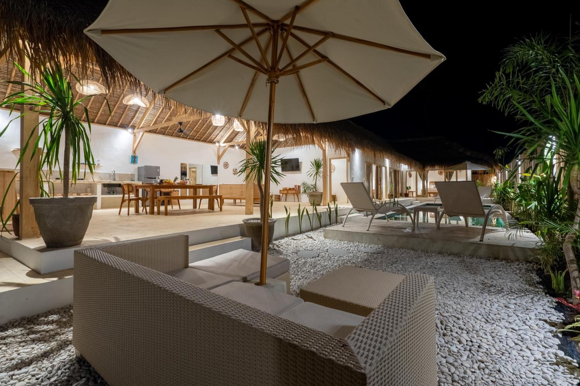 Villa Kelapa Kucing Gili Air Extérieur photo