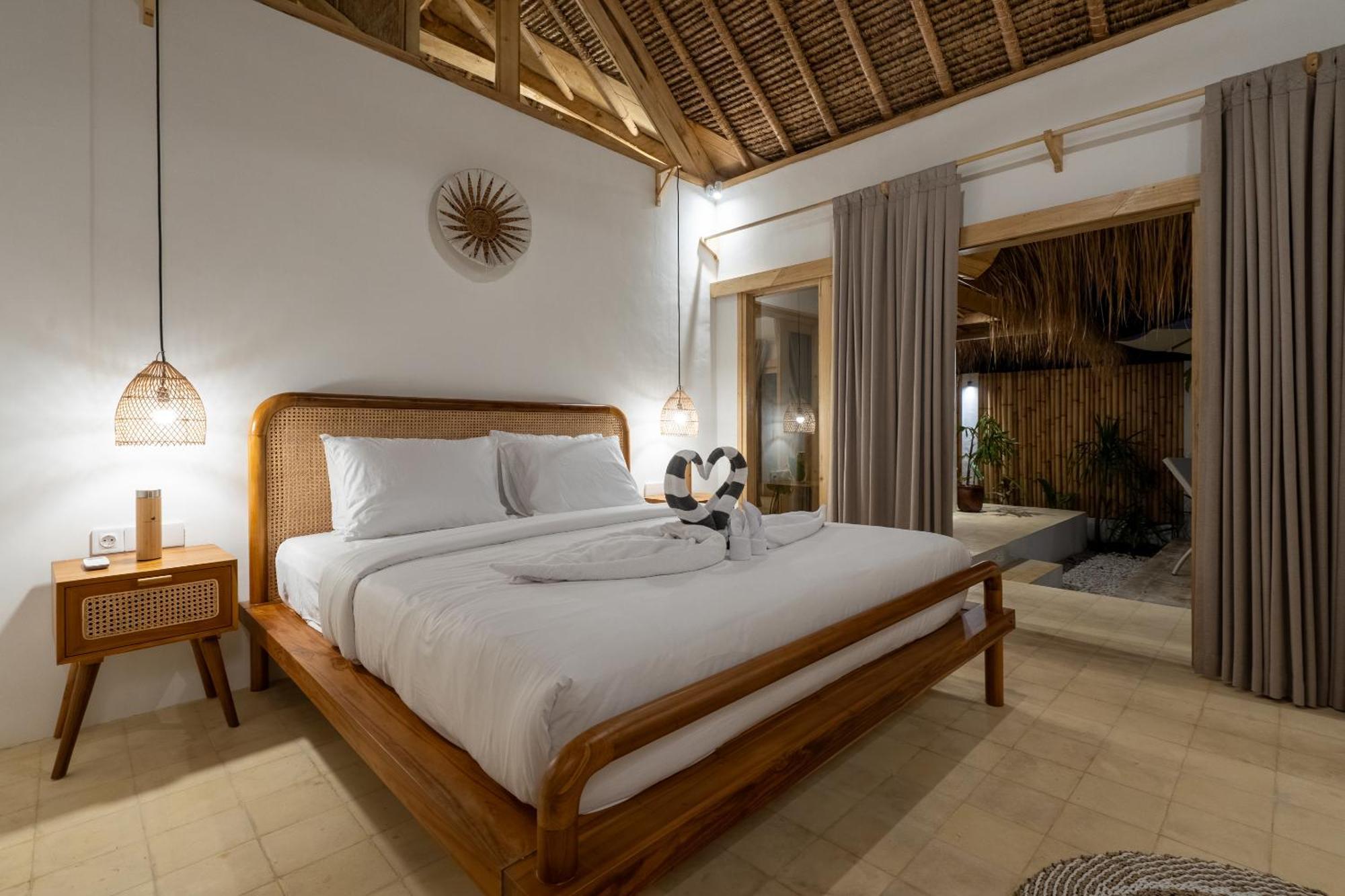 Villa Kelapa Kucing Gili Air Extérieur photo