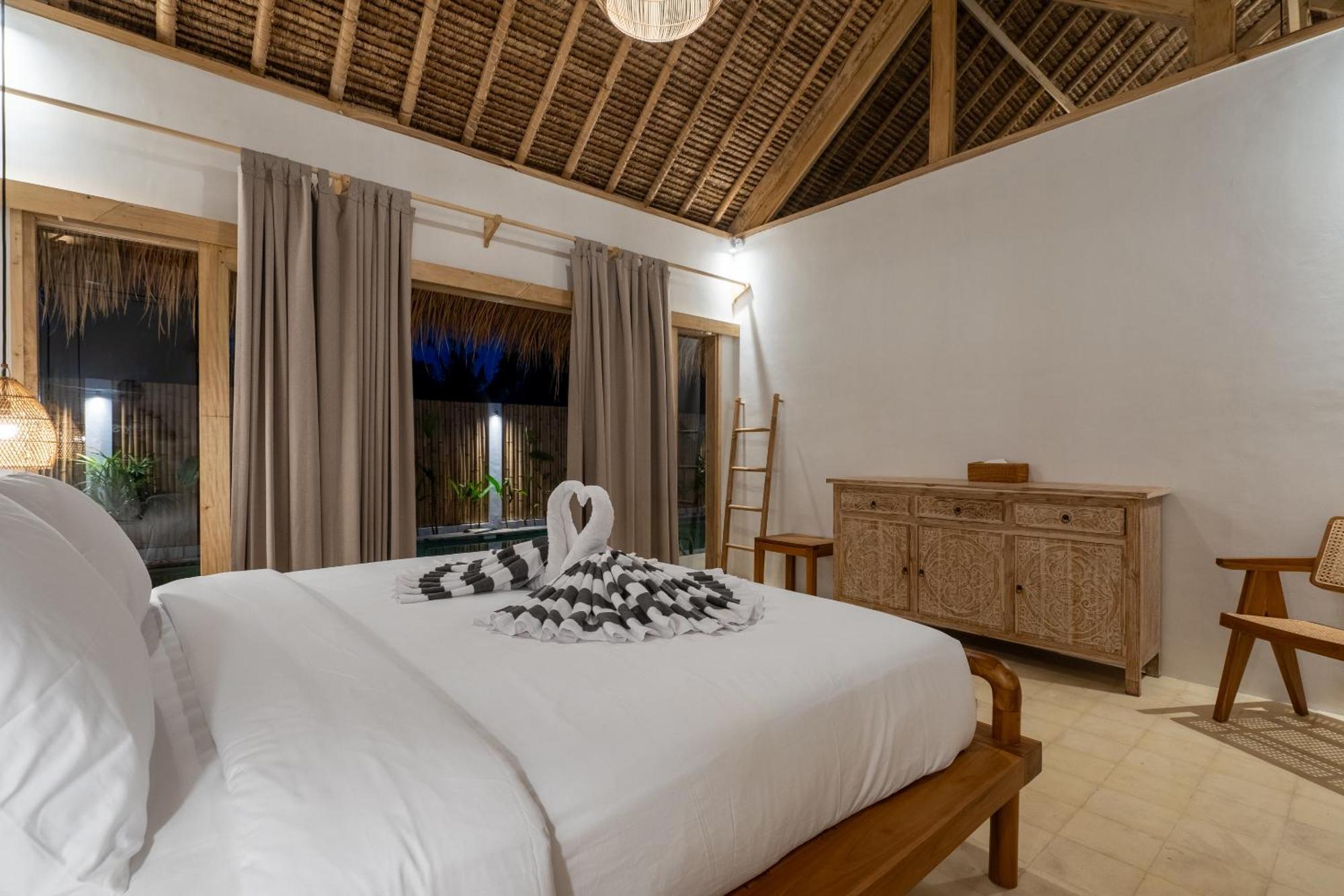 Villa Kelapa Kucing Gili Air Extérieur photo