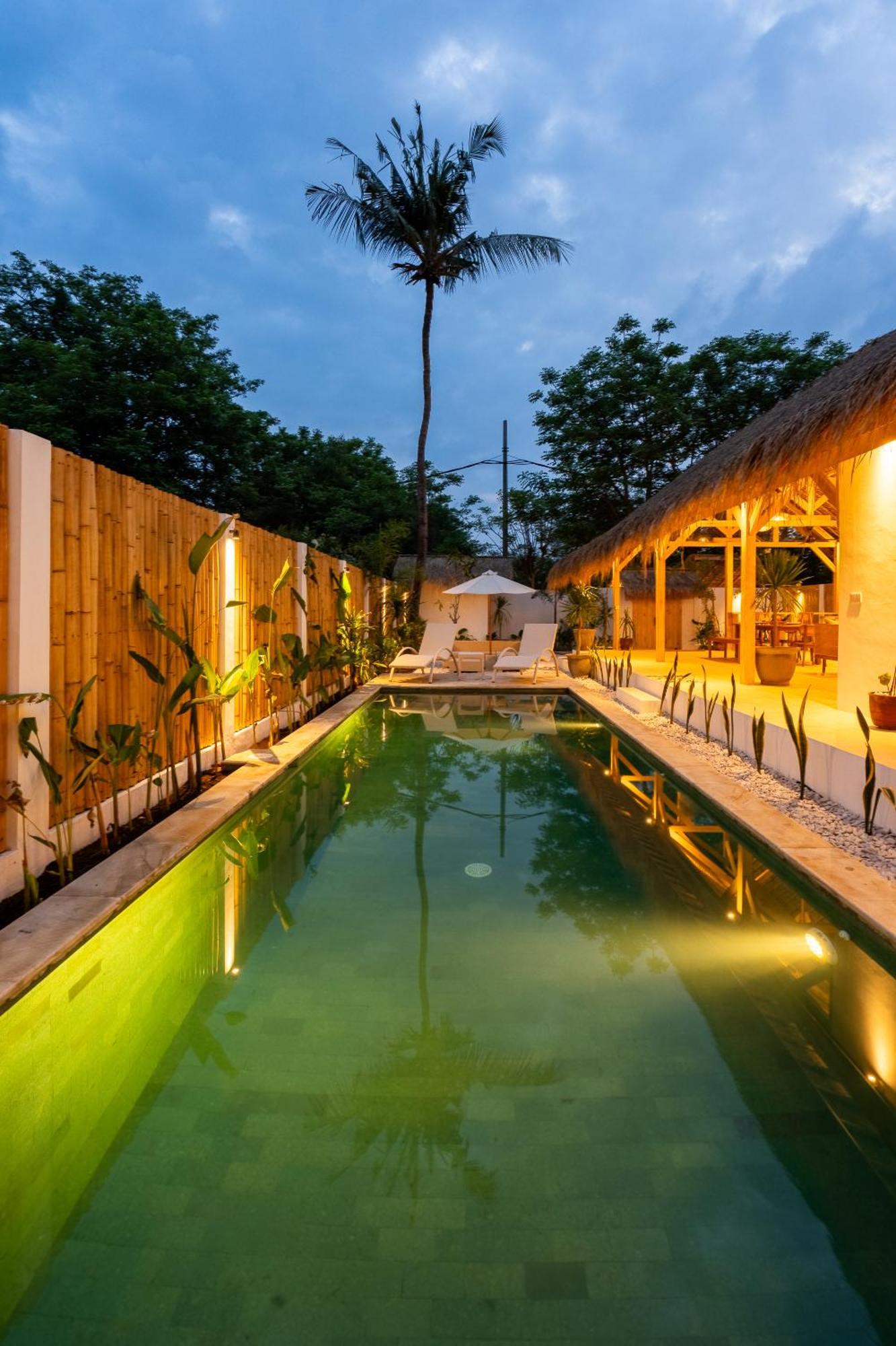 Villa Kelapa Kucing Gili Air Extérieur photo