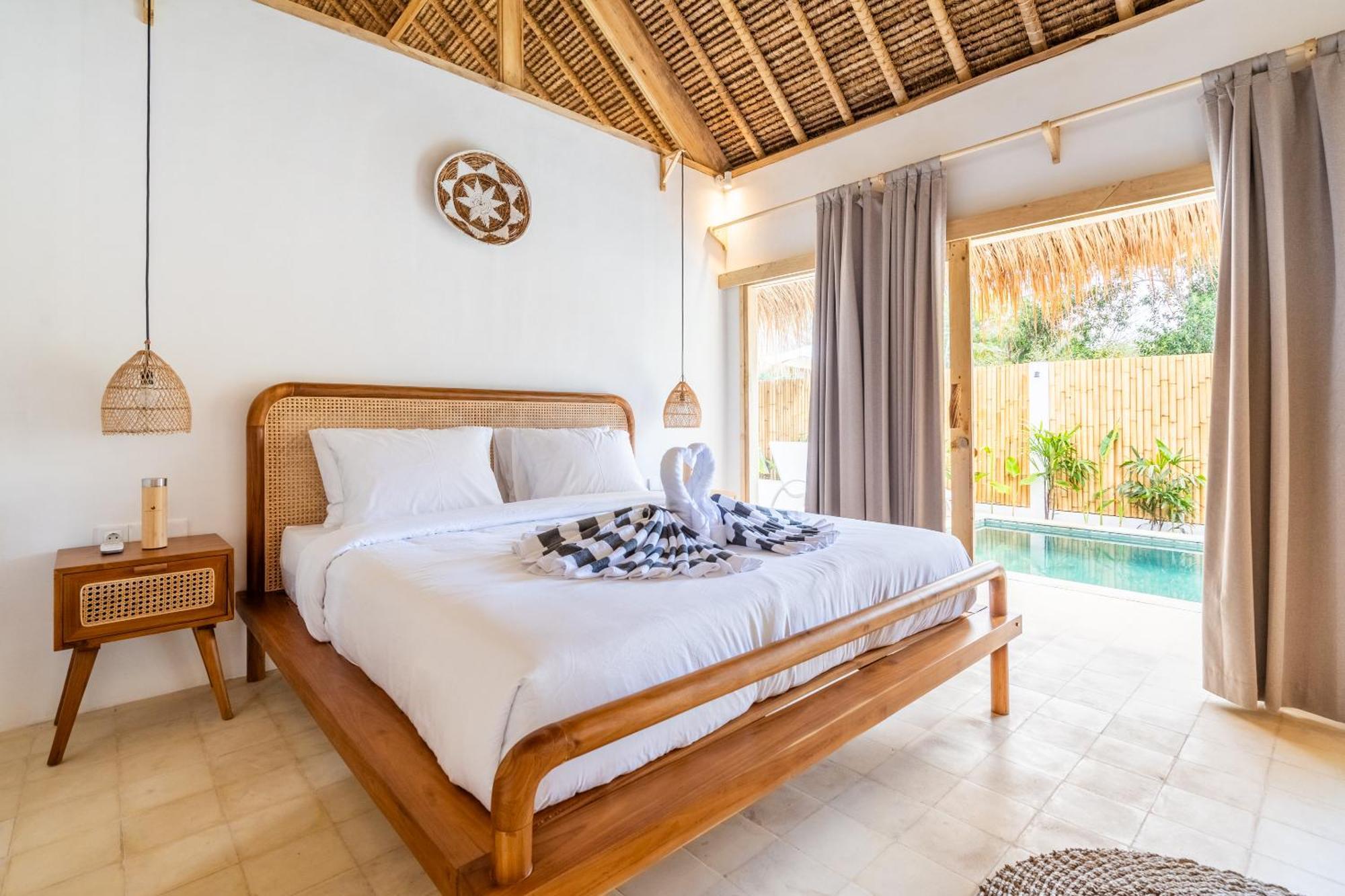 Villa Kelapa Kucing Gili Air Extérieur photo