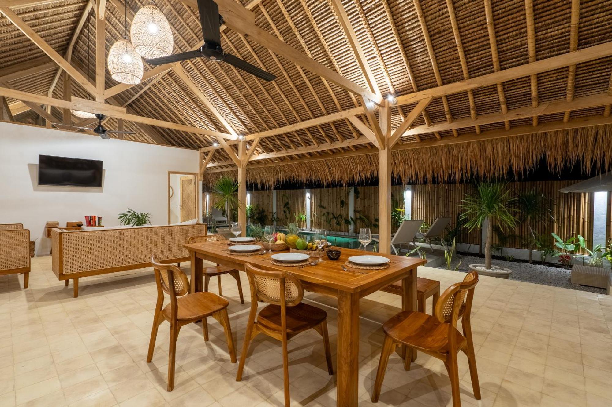 Villa Kelapa Kucing Gili Air Extérieur photo